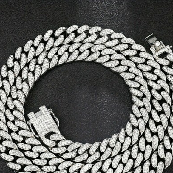 FEEL STYLE Men's Miami Cuban Link Chain - Picture 3 of 9